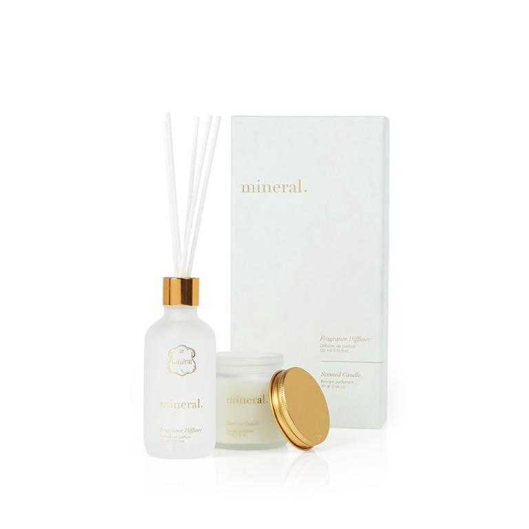 Laline 礦物之鑰香氛蠟燭擴香組 110ml/70g