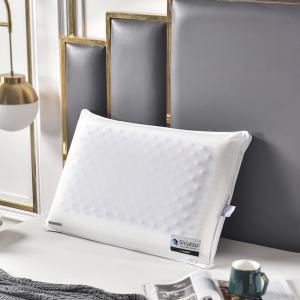 【寬庭】夏紫Outlast｜雙重舒適指壓感記憶鵝絨複合枕 (高度可調)