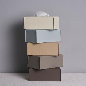 卡斯格CASSIGOLI  | 荔枝紋皮革面紙盒  | 全皮革