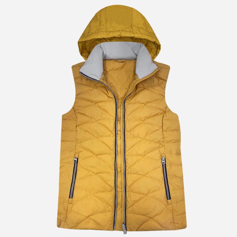 JORDON 女款顯瘦連帽超輕羽絨背心