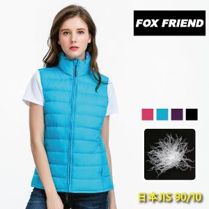 JORDON 活力甜心 女款內裡印花輕量羽絨背心