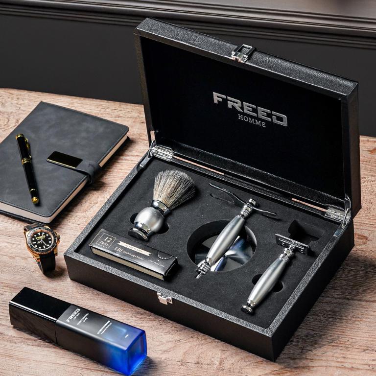 FREED 【一周年紀念款】豪華四件雙刃刮鬍刀禮盒 - 阿提米絲