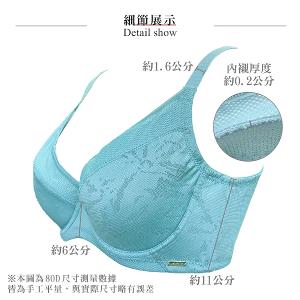 【思薇爾】幾何洞感系列C-F罩軟鋼圈涼感包覆運動女內衣(黑色)