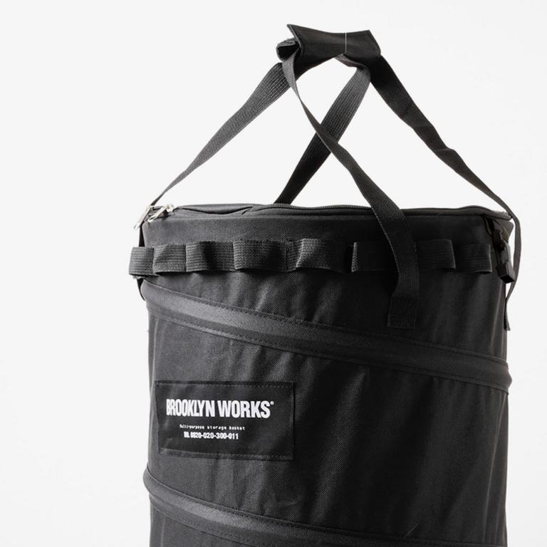 BROOKLYNWORKS｜多用途彈簧收納桶-黑色