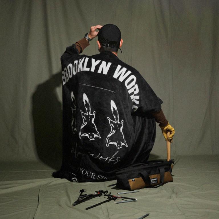 BROOKLYNWORKS｜露營必備斗篷保暖毯