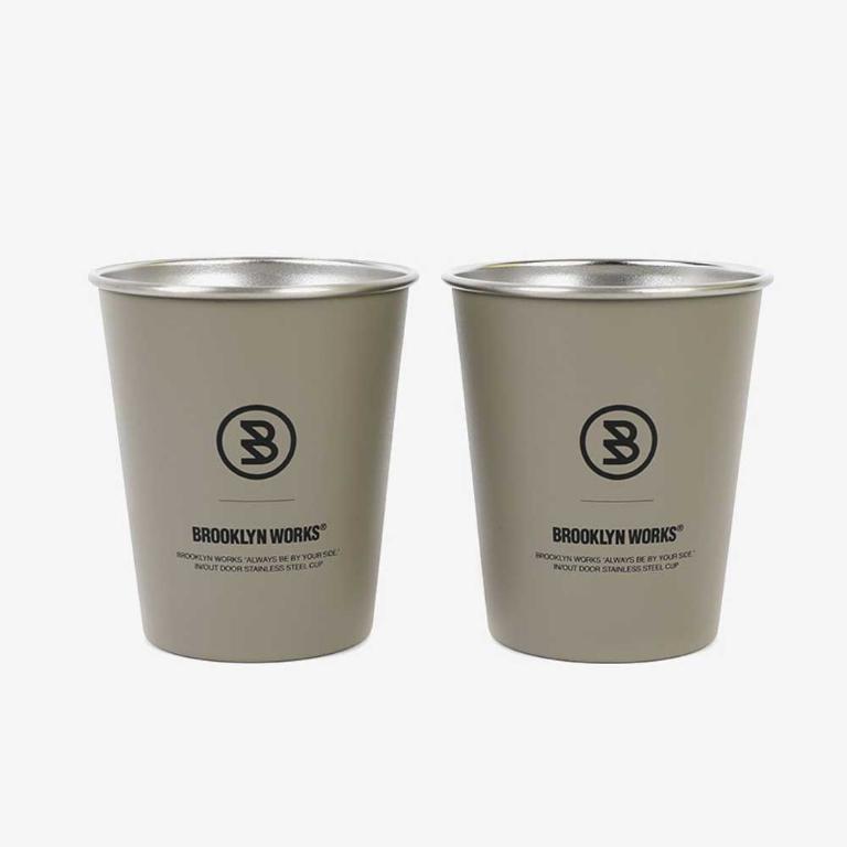 BROOKLYNWORKS｜不鏽鋼單杯 (2入)