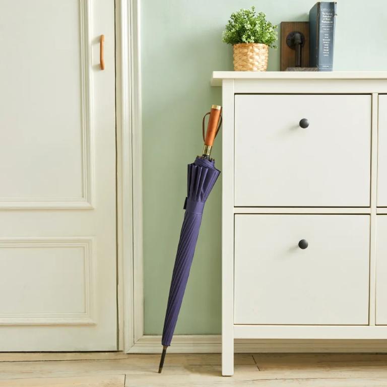 MECOVER Pro｜風格原木抗風直立傘 #極致撥水傘布 (六色任選)