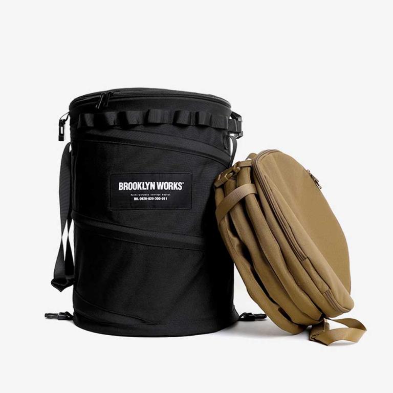 BROOKLYNWORKS｜多用途彈簧收納桶-黑色