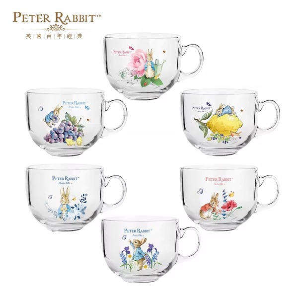 PETER RABBIT 比得兔玻璃湯杯 2入組