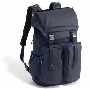 UNTRACK工裝風大口袋後背包(藍)