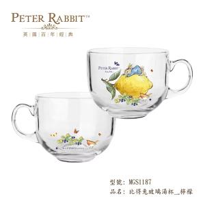 PETER RABBIT 比得兔玻璃湯杯 2入組