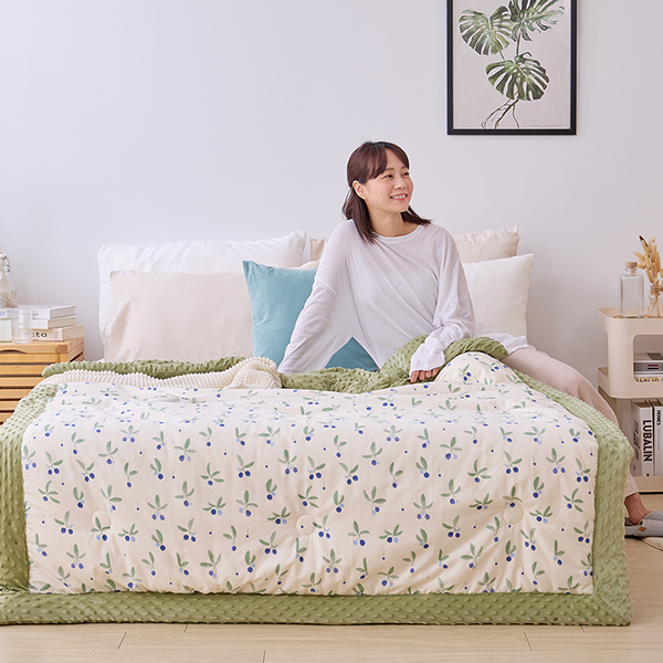 【DUYAN 竹漾】棉被 / Heat Fi / 純棉豆豆絨大豆抗菌被 / 納美草原