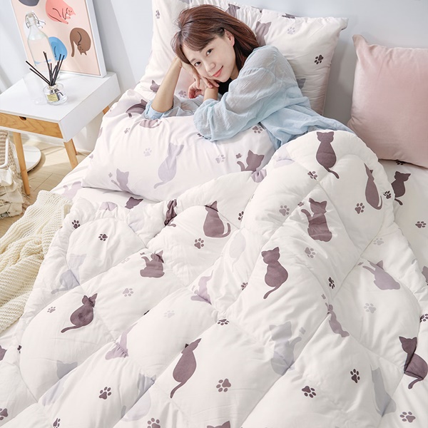 【DUYAN 竹漾】舒柔棉四季被 / 喵語呢喃