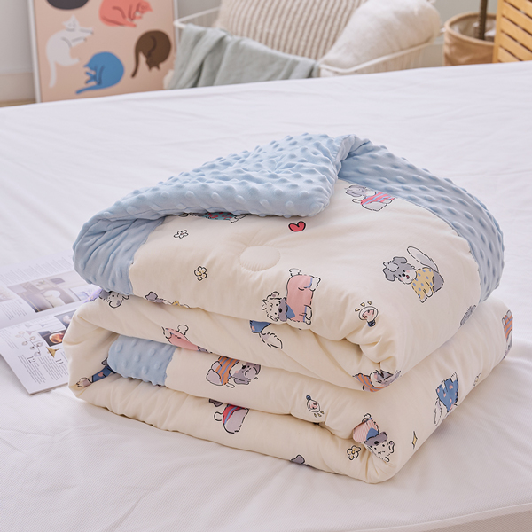 【DUYAN 竹漾】棉被 / Heat Fi / 純棉豆豆絨大豆抗菌被 / 趣味賓狗
