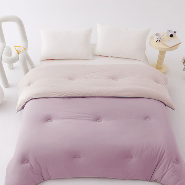 【DUYAN 竹漾】棉被 / Heat Fi / 超柔針織抗菌雲朵被 / 淺櫻霧紫