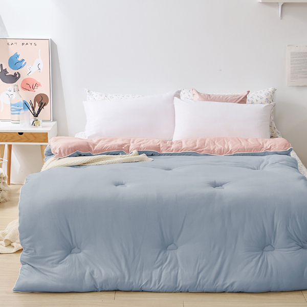 【DUYAN 竹漾】棉被 / Heat Fi / 超柔針織抗菌雲朵被 / 琉璃粉玉