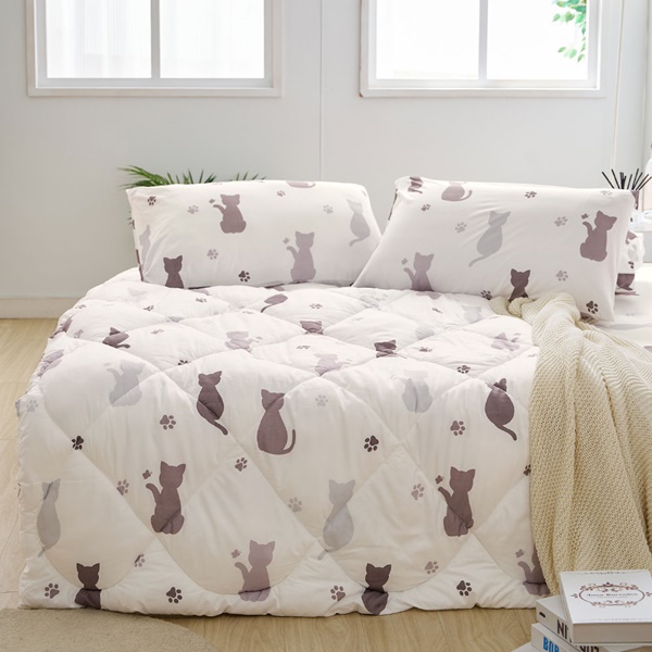 【DUYAN 竹漾】舒柔棉四季被 / 喵語呢喃