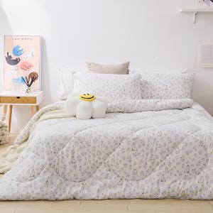 【DUYAN 竹漾】舒柔棉 單人床包羽絲絨被組 /  洋林覓兔 台灣製