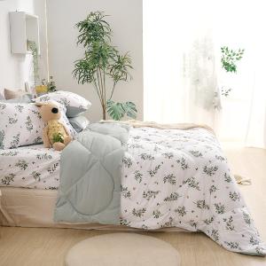 【DUYAN 竹漾】Heat/Fi 可水洗羽絲絨被 / 抹綠之森 台灣製