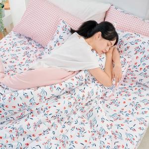 【DUYAN 竹漾】Heat/Fi 可水洗羽絲絨被 / 沁心花漾 台灣製