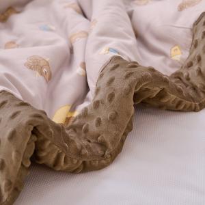 【DUYAN 竹漾】棉被 / Heat Fi / 純棉豆豆絨大豆抗菌被 / 奶咖佐熊