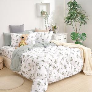 【DUYAN 竹漾】Heat/Fi 可水洗羽絲絨被 / 抹綠之森 台灣製