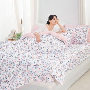 【DUYAN 竹漾】Heat/Fi 可水洗羽絲絨被 / 沁心花漾 台灣製