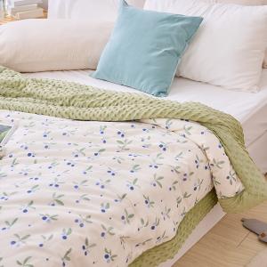 【DUYAN 竹漾】棉被 / Heat Fi / 純棉豆豆絨大豆抗菌被 / 納美草原