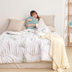 【DUYAN 竹漾】雙溫感 石墨烯天絲四季被 / 清夏綠影 台灣製