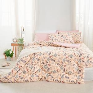 【DUYAN 竹漾】Heat/Fi 可水洗羽絲絨被 / 秘葉花季 台灣製