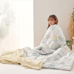 【DUYAN 竹漾】雙溫感 石墨烯天絲四季被 / 香氛藍冉 台灣製