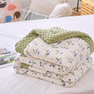 【DUYAN 竹漾】棉被 / Heat Fi / 純棉豆豆絨大豆抗菌被 / 納美草原
