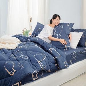 【DUYAN 竹漾】Heat/Fi 可水洗羽絲絨被 / 萌喵夢遊 台灣製