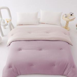 【DUYAN 竹漾】棉被 / Heat Fi / 超柔針織抗菌雲朵被 / 淺櫻霧紫