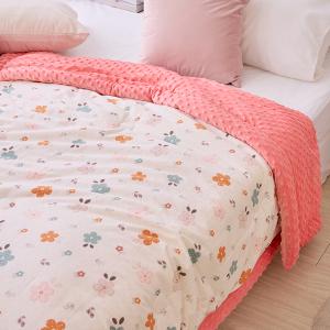 【DUYAN 竹漾】棉被 / Heat Fi / 純棉豆豆絨大豆抗菌被 / 蓓蕾少女