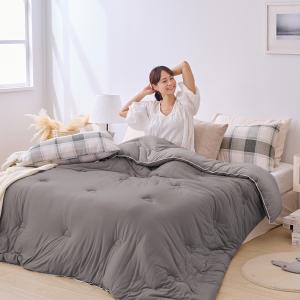 【DUYAN 竹漾】棉被 / Heat Fi / 超柔針織抗菌雲朵被 / 雲灰銀河