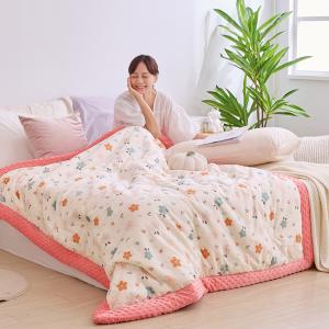 【DUYAN 竹漾】棉被 / Heat Fi / 純棉豆豆絨大豆抗菌被 / 蓓蕾少女