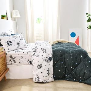 【DUYAN 竹漾】Heat/Fi 可水洗羽絲絨被 / 星旅太空 台灣製