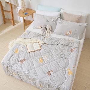 【DUYAN 竹漾】雙溫感 石墨烯天絲四季被 / 跑跑柯基 台灣製