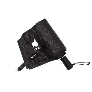 AGATHA｜法國高質感時尚單品-三折自動晴雨傘（經典黑）