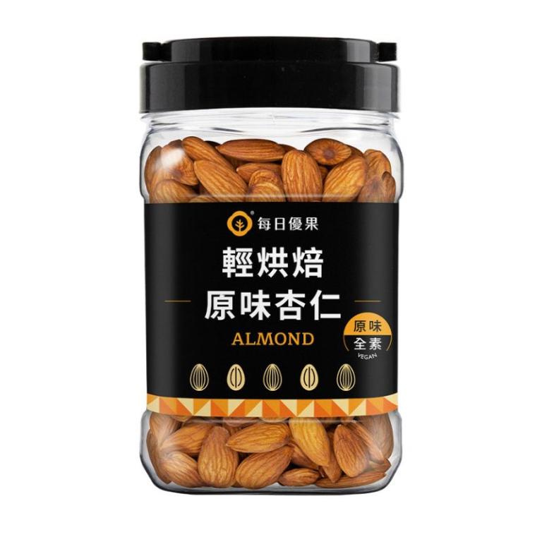 【每日優果】罐裝原味烘焙杏仁果350G