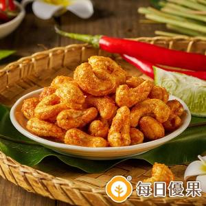 【每日優果】罐裝烘焙泰式酸辣風味腰果300G