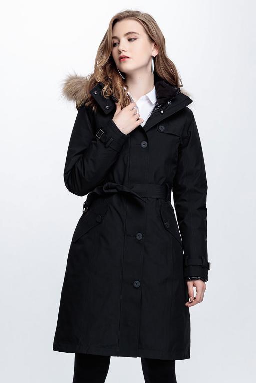 JORDON 豪華設計師款GORE-TEX 3L+撥水羽絨兩件式 加長版大衣/風衣