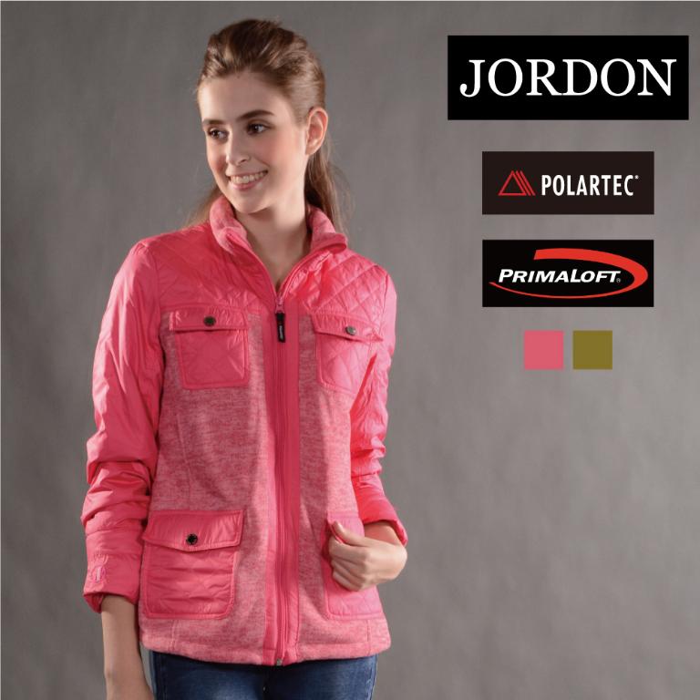 JORDON 女款雙核心POLARTEC+PRIMALOFT防風保暖外套