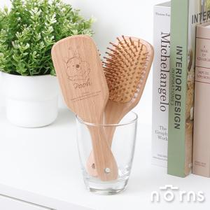 迪士尼小熊維尼蜜蜂造型原木氣墊梳