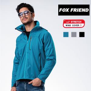 JORDON FOX FRIEND 男款WIND COVER軟殼防風透氣外套