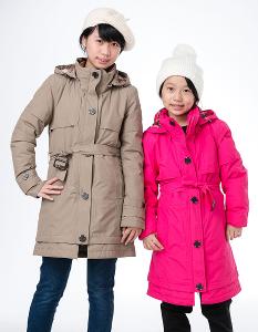 JORDON 童裝 防水防風GORE-TEX外套+羽絨兩件式長大衣
