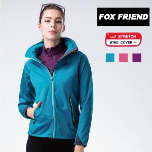 JORDON FOX FRIEND 女款WIND COVER軟殼防風保暖外套