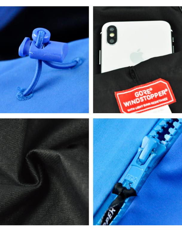 JORDON WINDSTOPPER配色防風外套