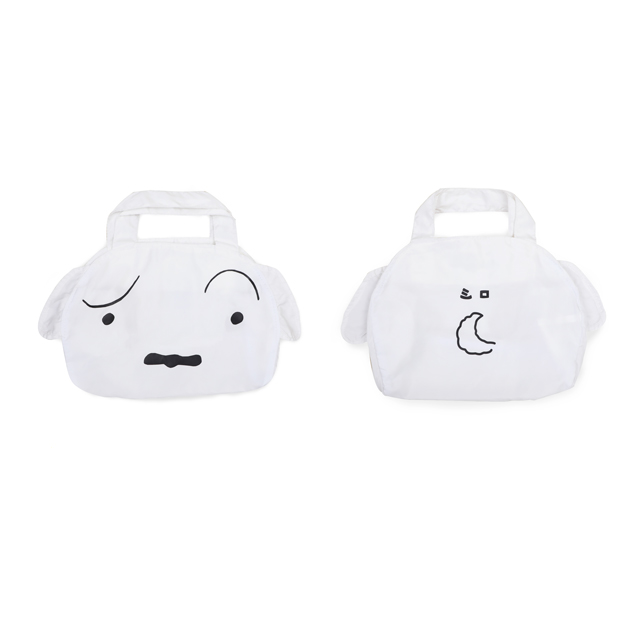 蠟筆小新系列小白大臉造型手提袋
